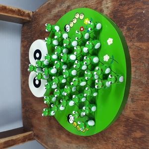 Vintage Wooden Leap Frog Game